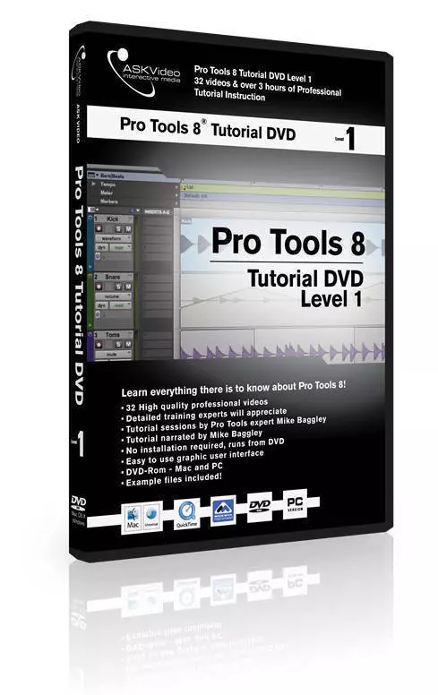 Pro Tools 8 Tutorial DVD - Level 1