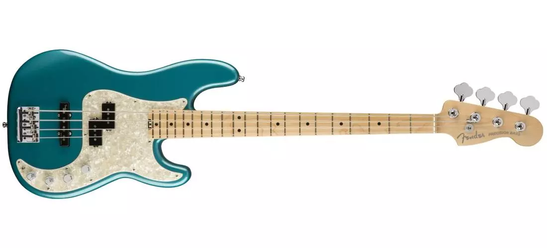 American Elite Precision Bass, Maple Fingerboard - Ocean Turquoise