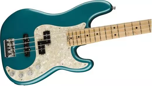 American Elite Precision Bass, Maple Fingerboard - Ocean Turquoise