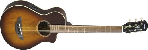 APX Exotic-Wood Top Acoustic/Electric Guitar - Tobacco Brown Sunburst