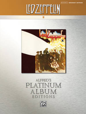 Led Zeppelin: II Platinum Album Edition - Drum Set - Book