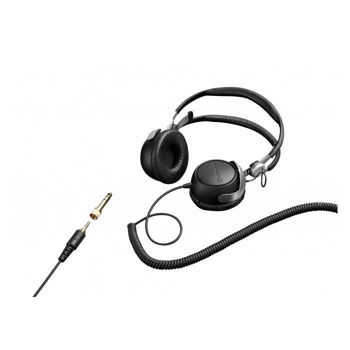 Closed Supra Aural Headphone w/Coiled Cable