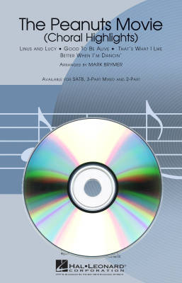 Hal Leonard - The Peanuts Movie (Choral Highlights) - Brymer - ShowTrax CD