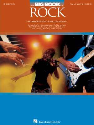 Hal Leonard - The Big Book of Rock (3rd Edition) - Piano/Voix/Guitare - Livre