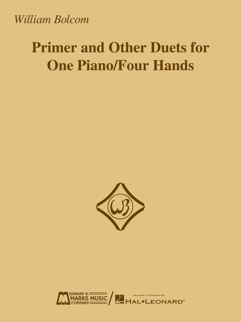 Primer and Other Duets for One Piano/Four Hands - Bolcom - Piano Duets - Book