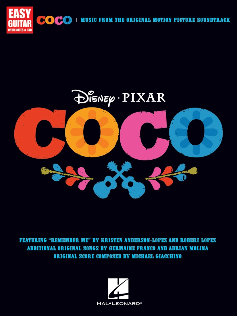 Disney/Pixar\'s Coco: Music from the Original Motion Picture Soundtrack - Easy Guitar TAB - Book