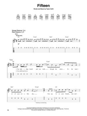 Taylor Swift: Easy Guitar Anthology - Easy Guitar TAB - Book