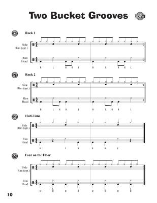 Easy Buckets: Grooves for Beginning Ensembles - Shelton - Book/Audio-Data CD - Gr. 3 - 6
