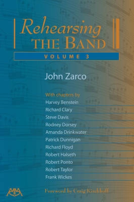 Meredith Music Publications - Rehearsing the Band, Volume 3 - Zarco - Book
