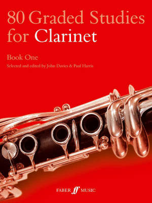 Faber Music - 80 Graded Studies for Clarinet, Book One - Davies - Book