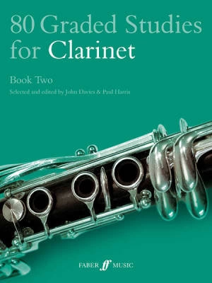 Faber Music - 80 Graded Studies for Clarinet, Book Two - Davies - Book