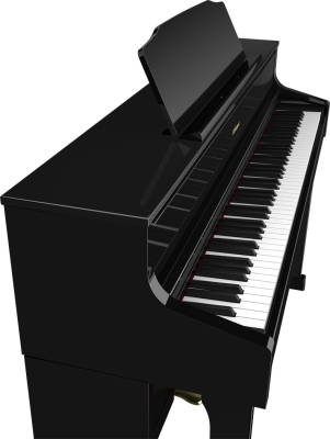 HP605 Digital Piano - Polished Ebony w/ Stand & Bench