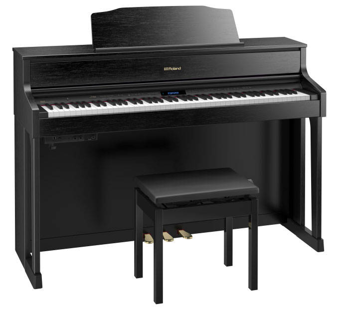 HP605 Digital Piano - Contemporary Black w/ Stand & Bench
