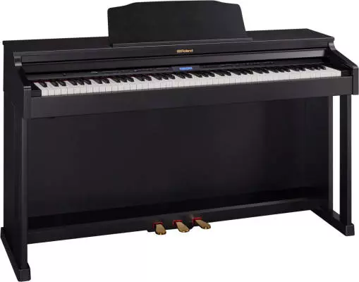 HP601 Piano numrique + support et banc - noir contemporain