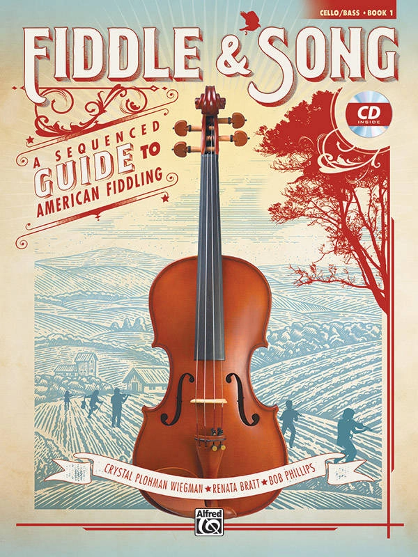 Fiddle & Song, Book 1 - Wiegman/Bratt/Phillips - Cello/Bass - Book/CD