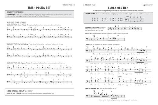 Fiddle & Song, Book 1 - Wiegman/Bratt/Phillips - Cello/Bass - Book/CD
