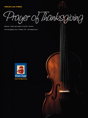 Jackman Music Corporation - Prayer of Thanksgiving - Anderson - Violin/Piano - Sheet Music