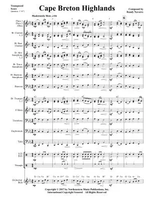 Cape Breton Highlands - Navarre - Concert Band - Gr. 0.5