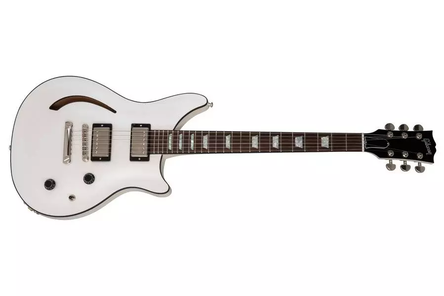 2018 Modern Double Cutaway Semi-Hollow Ltd - White Pearl