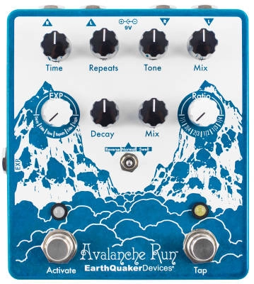 EarthQuaker Devices - Avalanche Run V2 Stereo Reverb & Delay