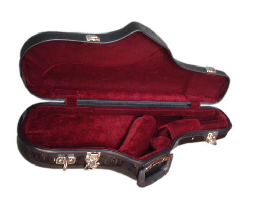 Tenor Sax Fiberglass Case in Black