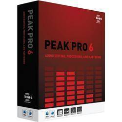 Peak Pro 6 - Stereo Mastering Suite