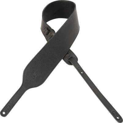 3-1/2 Inch Garment Leather Bass Strap - Black