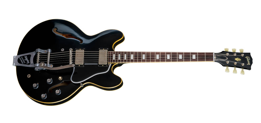 2018 ES-335 Anchor Stud Bigsby - Antique Ebony
