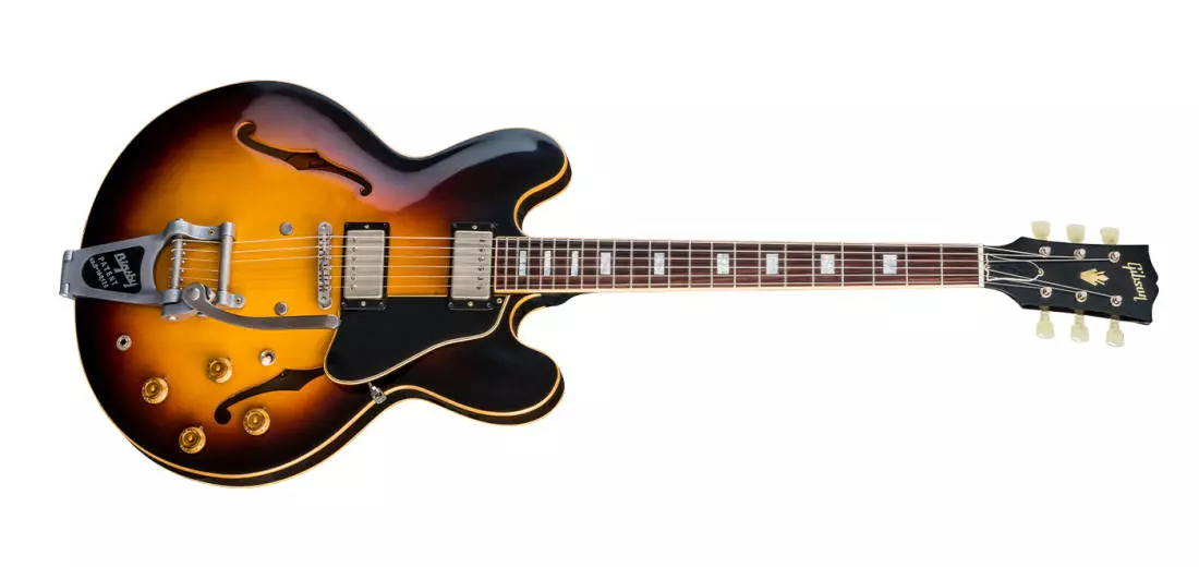 2018 ES-335 Anchor Stud Bigsby - Antique Vintage Sunburst