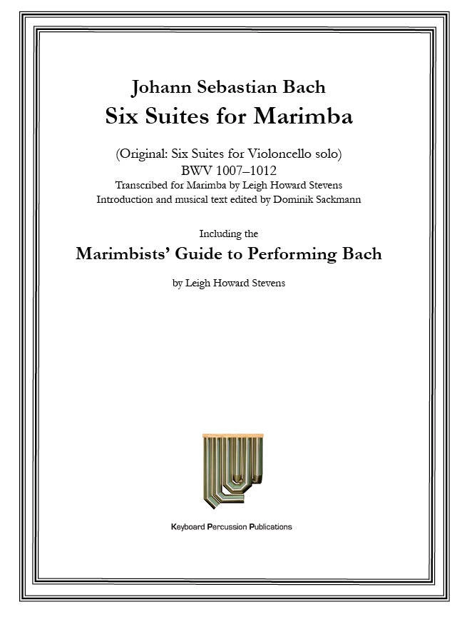 Six Suites for Marimba, BWV 1007-1012 - Bach/Stevens - Book