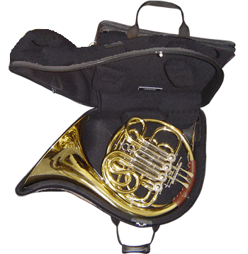 French Horn Case with Fixed Bell