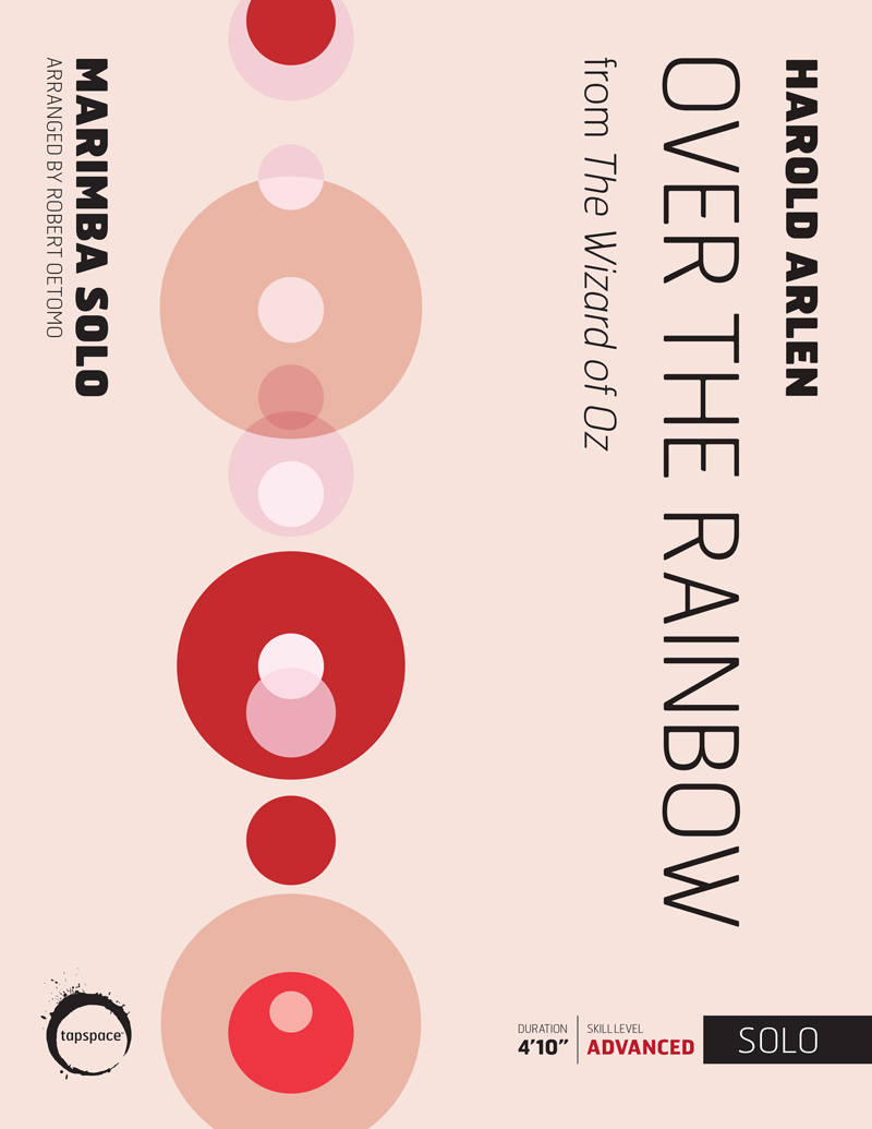 Over The Rainbow  from \'\'The Wizard of Oz\'\' - Arlen/Oetomo - Marimba Solo