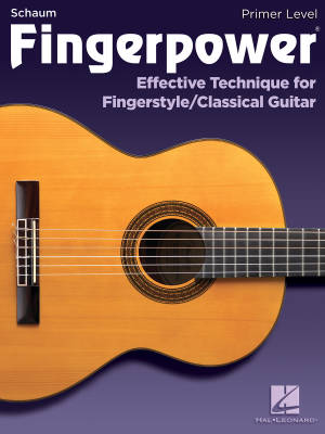 Schaum Publications - Fingerpower, Primer Level: Effective Technique for Fingerstyle/Classical Guitar - Johnson - Book