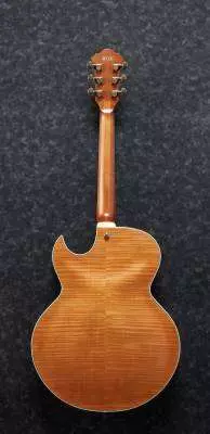 Artcore Expressionist Vintage AKJ Hollow Body Guitar - Dark Amber Low Gloss