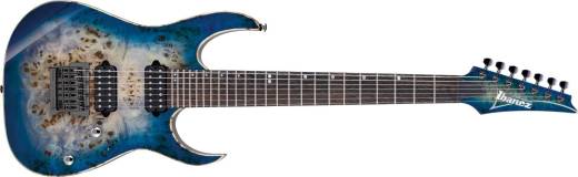 RG Premium Electric Guitar 7 String - Cerulean Blue Burst