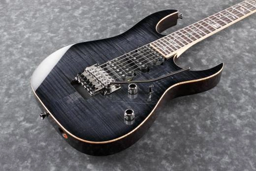 RG J-Custom Electric Guitar with Case - Black Rutile