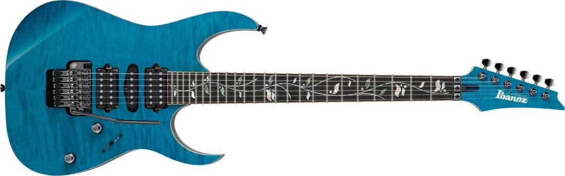 RG J-Custom Electric Guitar with Case - Chrysocolla