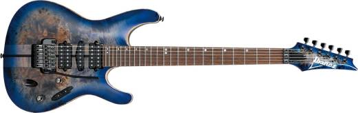 Ibanez - S Premium Electric Guitar - Cerulean Blue Burst