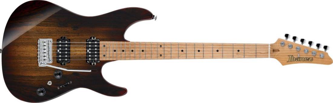Ibanez AZ Premium Electric Guitar - Deep Espresso Burst | Long