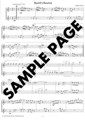 Eight Original Jazz Duos for 2 Clarinets - Curtis - Clarinet Duets - Book