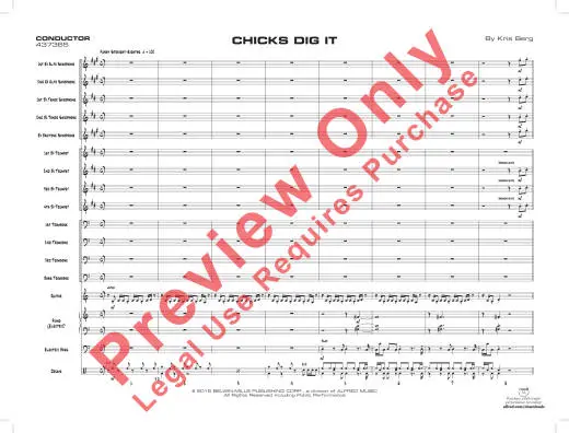 Chicks Dig It - Berg - Jazz Ensemble - Gr. 3.5