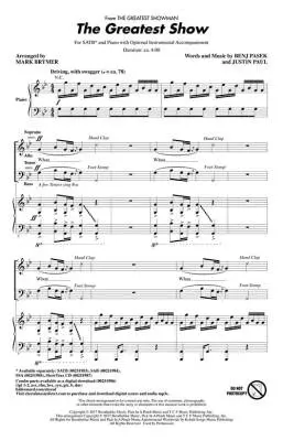 The Greatest Show (from The Greatest Showman) - Pasek/Paul/Brymer - SATB