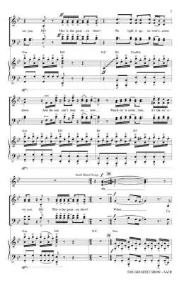 The Greatest Show (from The Greatest Showman) - Pasek/Paul/Brymer - SATB