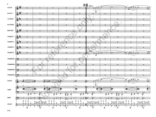La Llama Azul - Washut - Jazz Ensemble - Gr. 4.5