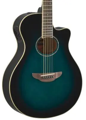 APX600 Acoustic Electric Guitar - Oriental Blue Burst