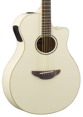 APX600 Acoustic Electric Guitar - Vintage White