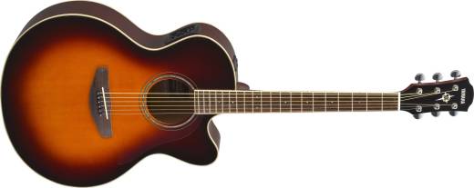 Yamaha - CPX600 Acoustic Electric Guitar - Old Violin Sunburst