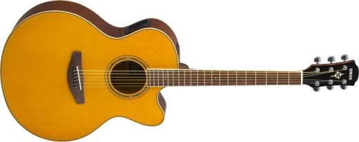 Yamaha - CPX600 Acoustic Electric Guitar - Vintage Tint