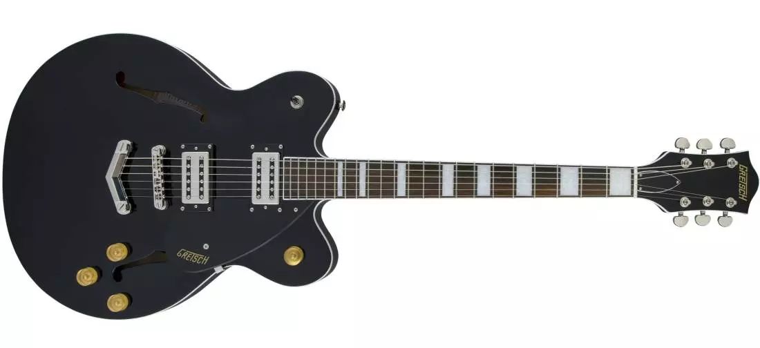 G2622 Streamliner Center Block with V-Stoptail, Broad\'Tron Pickups, Black