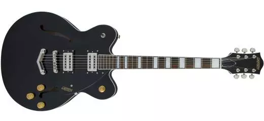 G2622 Streamliner Center Block with V-Stoptail, Broad\'Tron Pickups, Black